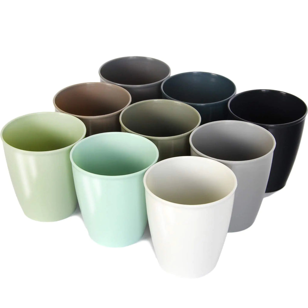 Youngever Urban 8oz Kids Plastic Cups 9-Pack