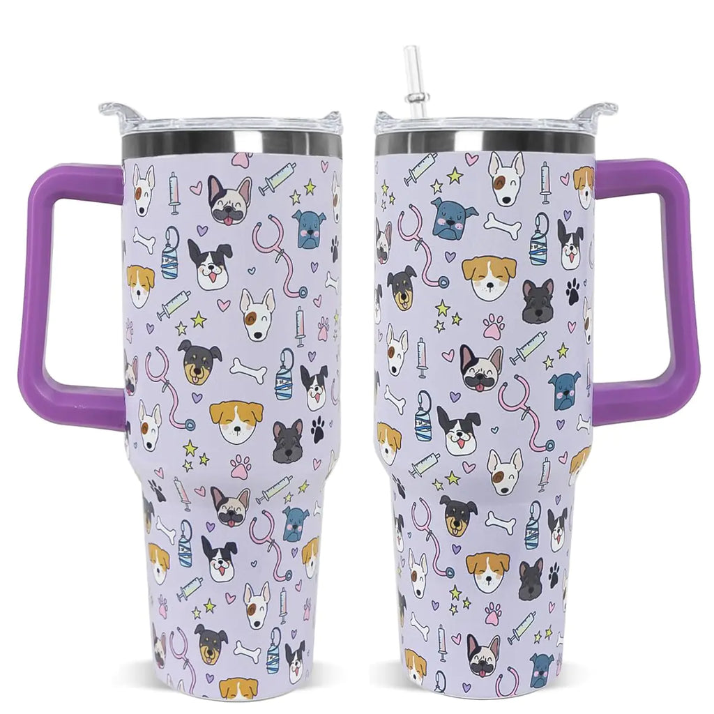 Vet Pro 40 oz Tumbler with Handle