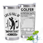 Funny Golfer's 20oz Insulated Mug