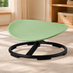 Sensory Spinning Chair for Children — Green in a colorful contemporary setting
