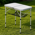 Adjustable Folding Camping Table — 2 ft. in a colorful realistic setting