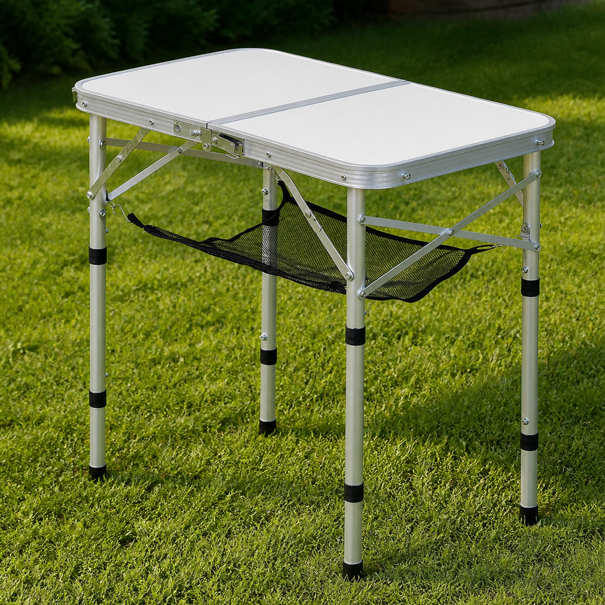 Adjustable Folding Camping Table — 2 ft. in a colorful realistic setting