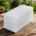 Polycarbonate Greenhouse Roof Panels — Set of 14 in a colorful realistic setting