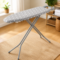 Adjustable Ironing Board with Heat-Resistant Cover in a colorful realistic setting