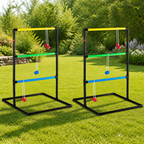 Outdoor Ladder Toss Game Set with Carry Bag in a colorful realistic setting
