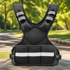 Adjustable Weighted Training Vest — 4–10 lb. in a colorful realistic setting