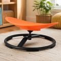 Sensory Spinning Chair for Kids — Orange in a colorful realistic setting