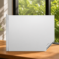 One-Way Window Privacy Film — Silver, 36 in. × 49.3 ft. in a colorful realistic setting