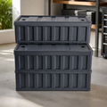 Collapsible Storage Bins with Lids — 65l 3 Packs in a colorful realistic setting
