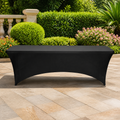 6 Pack Table Cloth for 8ft Rectangular Fitted Events in a colorful realistic setting