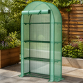 Mini Greenhouse — Portable Greenhouse with 4 Tier Shelves in a colorful realistic setting
