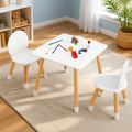 Kids Table and 2 Chairs Set — Toddler Table and Chair Set in a colorful realistic setting